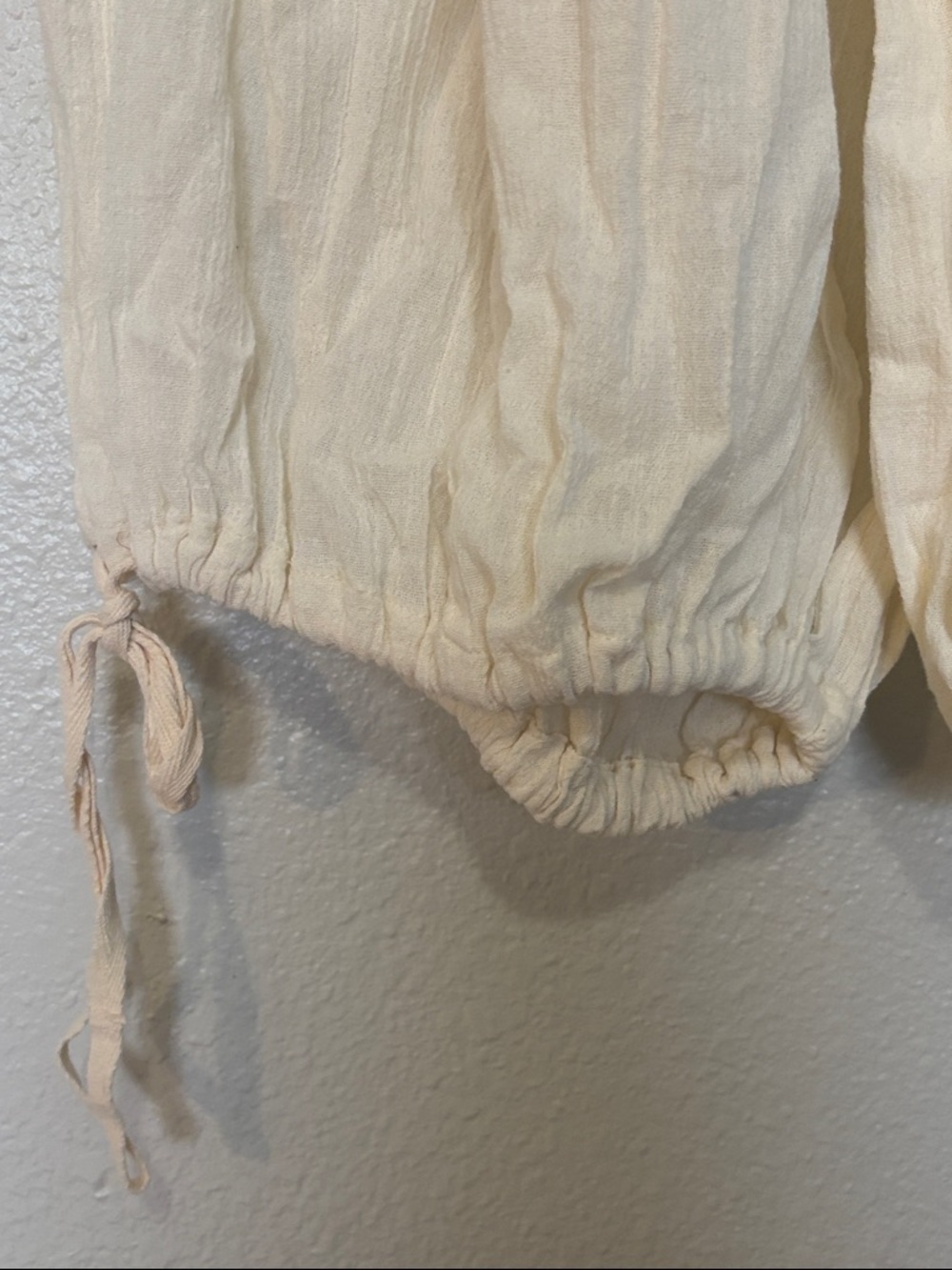 Free People Wide Leg Cotton Gauzy Cargo Harem Style Pants - Picture 6 of 15